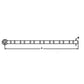 AL68726 New 30.25 Notched Tie Rod Fits John Deere Tractor 2355 2555 2755 2955