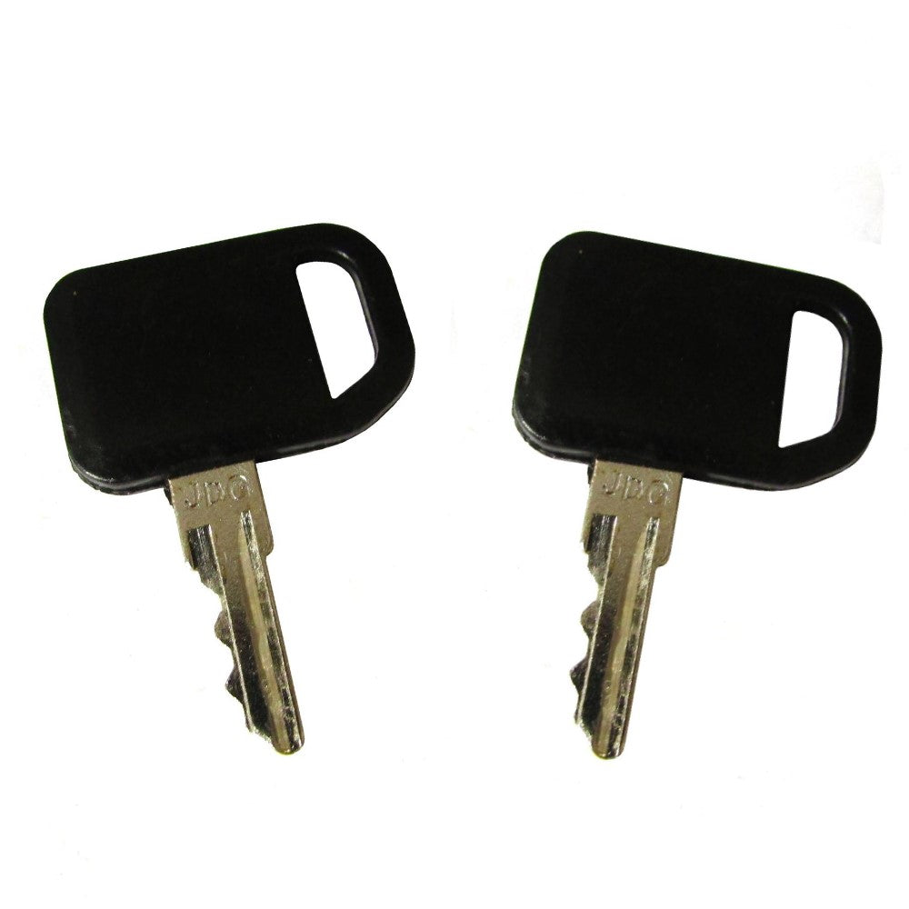 Qty 2: Ignition Key(s) with Plastic Cover Fits John Deere Replaces 1-8777