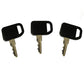 Qty 3: Ignition Key(s) with Plastic Cover  Fits John Deere Replaces 1-8777