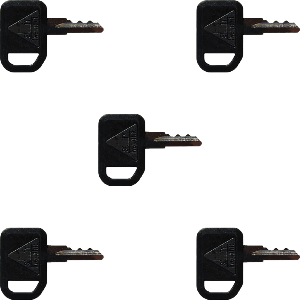 Qty 5: Ignition Key(s) with Plastic Cover Fits John Deere Replaces 1-8777