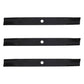 Fits John Deere Set of 3 72" Hi Lift Mower Blades M141786 701 870