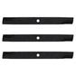 Fits John Deere Set of 3 72" Hi Lift Mower Blades M141786 701 870