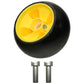 Yellow Deck Gage Wheel Fits John Deere Replaces AM115488