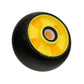 Yellow Deck Gage Wheel Fits John Deere Replaces AM115488