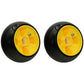 Qty. 2: Yellow Deck Gage Wheel  Fits John Deere Replaces AM115488