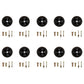 10PK Plastic Deck Wheel Kit Fits John Deere 737 757 Z Trak 60" Z Trak AM116299