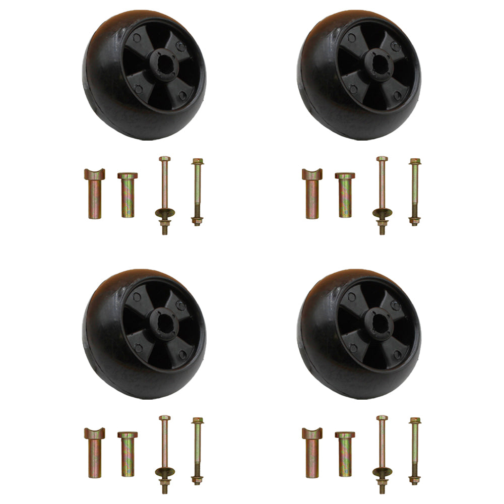 Qty 4: Deck Wheels Kit Fits Husqvarna Replaces 532 13 39-57