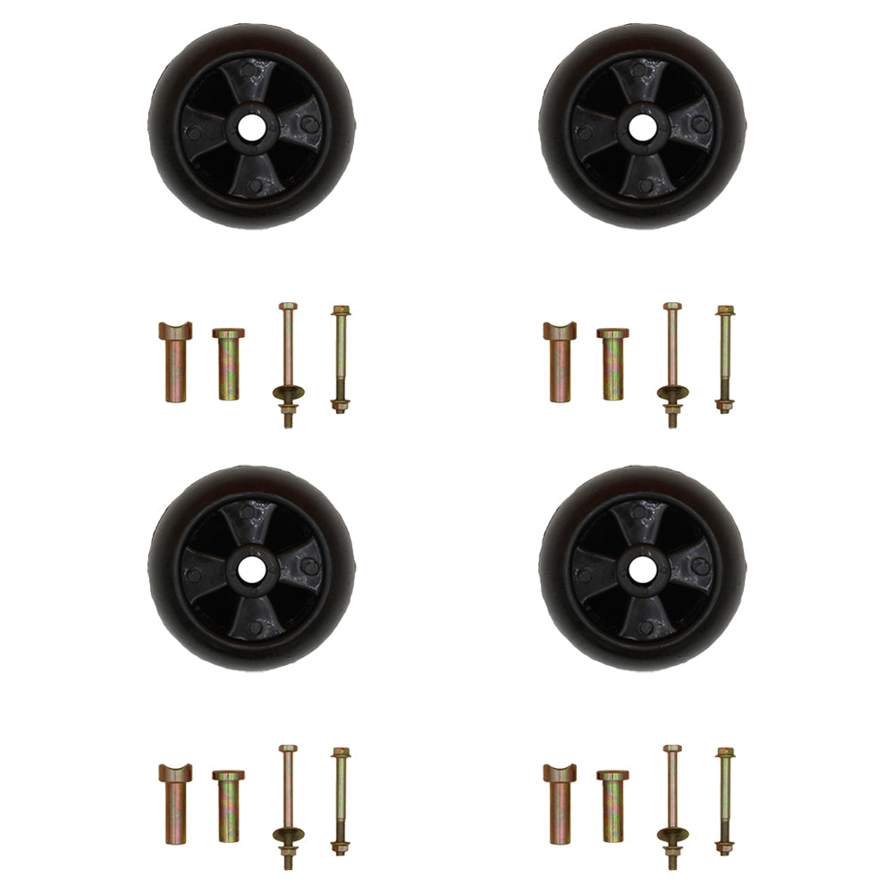 Qty 4: Deck Wheels Kit Fits Husqvarna Replaces 532 13 39-57