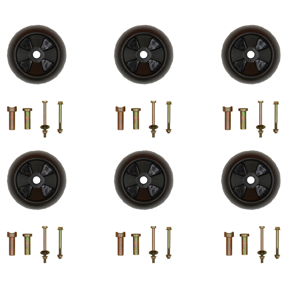 Qty 6: Deck Wheels Kit Fits Husqvarna Replaces 532 13 39-57