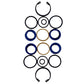 Qty 2: Cylinder Seal Kit Fits John Deere Replaces AM118390
