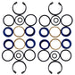 Qty 4: Cylinder Seal Kit Fits John Deere Replaces AM118390
