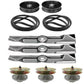 48" Mower Deck Rebuild Kit Fits John Deere 260 265 Blades Pulleys Spindles