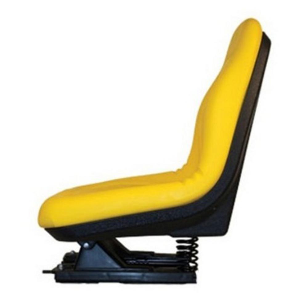 A-AM124294 Seat w/ Slide Track Suspension - Fits John Deere Riding Mower Models