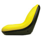 AM126865 Seat High Back Yellow Fits John Deere LTR155 LTR166 LT133 LT155 LT166