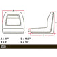 New Seat 15" Yellow Vinyl Fits John Deere AM133476 AM133476