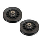 (2) AM138080 Replacement V-Idler Pulleys Fits John Deere Mowers X300 X304