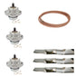 One (1) Mower Deck Rebuild Kit Fits John Deere Mowers with 48" Deck