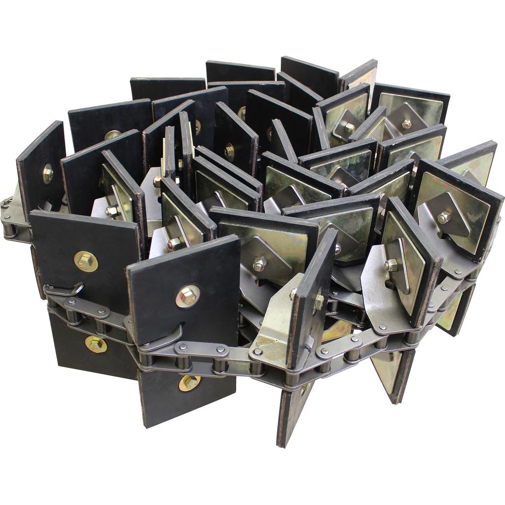 AM48089345 Clean Grain Elevator Chain, Rubber Paddles