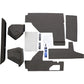 AMSS4146 Qwik Fit Lower Cab Kit, Multi-Brown Vinyl