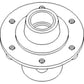 AN183318 New Hub Assembly Fits John Deere Cultivator 1690 1810 1820 1890 1895 +