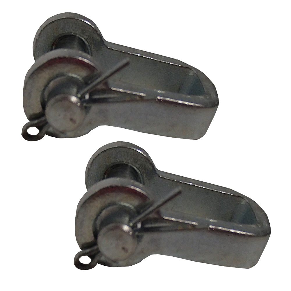 Qty 2: Stabilizer Clevis Shackle w/ Pin Fits Ford/New Holland Replaces APN582A