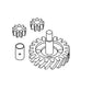 APN6600A ENGINE OIL PUMP REPAIR KIT Fits Ford TRACTORS 8N 9N 2N WITH 9/16" WIDTH