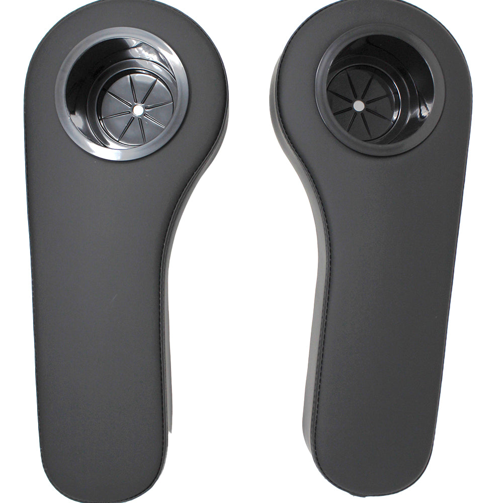 Golf Cart Rear Seat Arm Rest Set with Cup Holders Universal Car Accessories