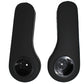 AR-BLK-001 Pair of Rear Seat Armrests w/ Cup Holders Fits Golf Carts