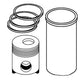 Piston Liner Kit Fits John Deere Replaces RE60282