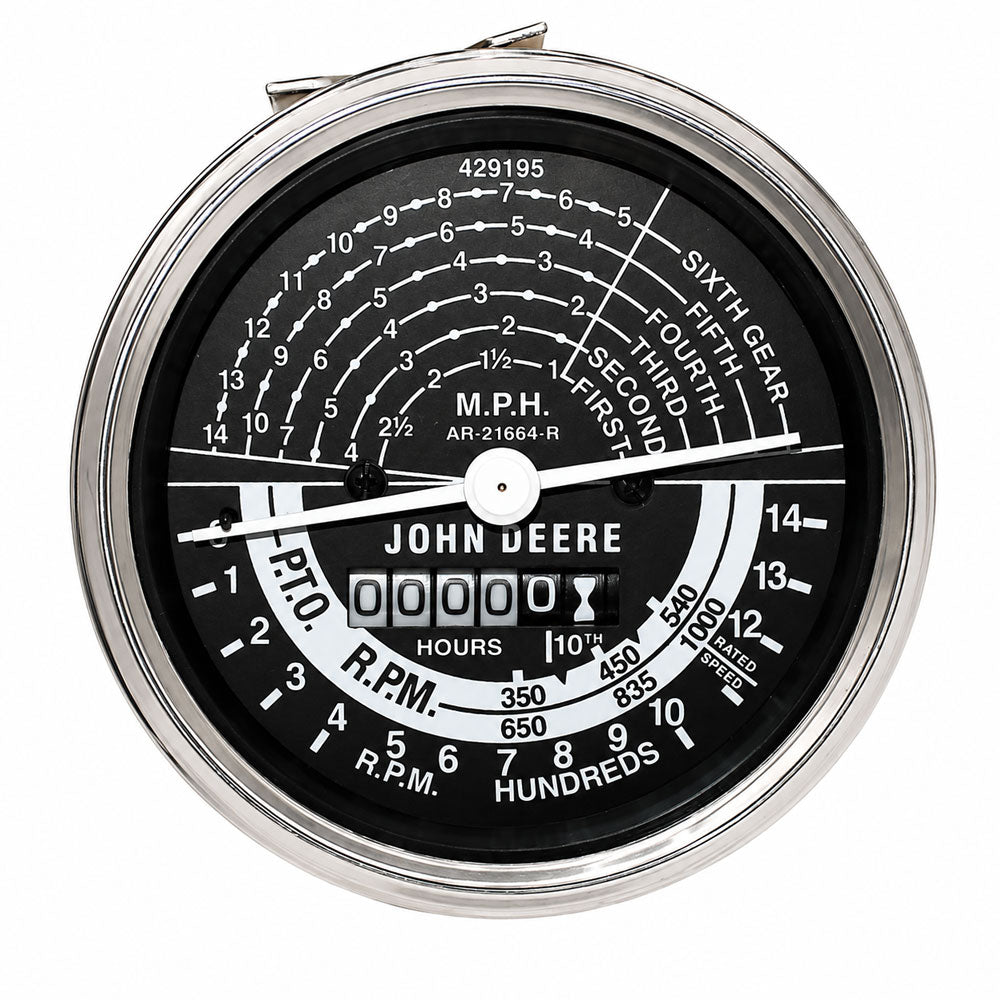 NJD584 Tachometer Fits John Deere 2 Cylinder Models Fits John Deere
