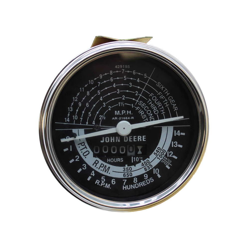 NJD584 Tachometer Fits John Deere 2 Cylinder Models Fits John Deere