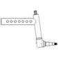 AR44333 New Heavy Duty Knee Assembly Fits John Deere 2510 2520 3010 3020 4000 +