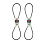 AR46970 New Set of 2 Fan Belts Fits John Deere Tractor Models 5010 5020 603