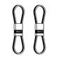 AR51059 Set of Two 2 Fan Belts Fits John Deere 4520 4620 7020