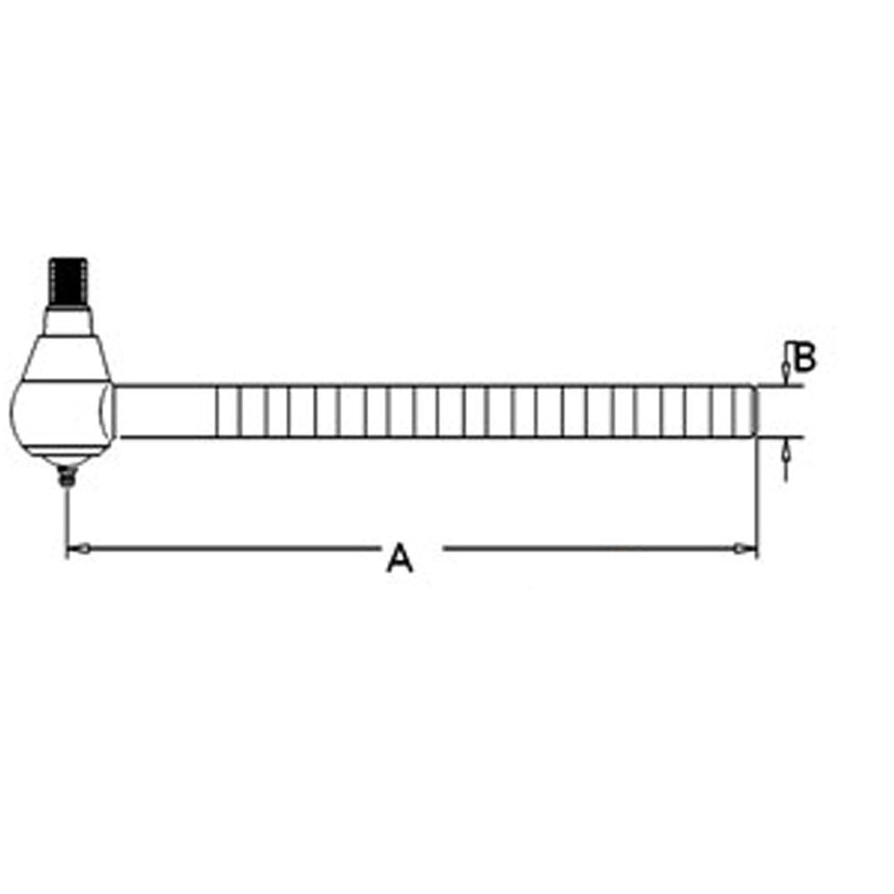 AR51584 Outer Tie Rod End Fits John Deere 9900 4320 4230 4020 4010 4000 3020