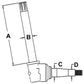 Spindle - Right Hand/Left Hand Fits John Deere 3010 3020 4000 4020 4320 AR55179