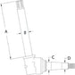 Spindle - Right Hand/Left Hand Fits John Deere 3010 3020 4000 4010 4020 AR55180