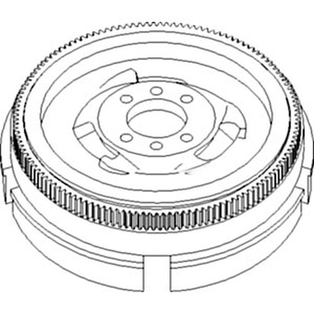 Flywheel with Ring Gear Fits 4520 4620 7020 with Syncro Range Transmission AR430