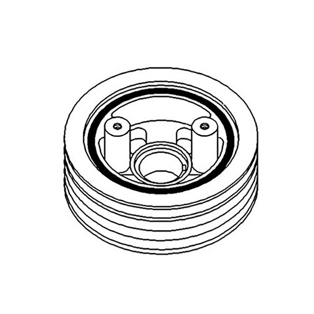 AR57241 Crankshaft Pulley Dampener Fits John Deere 4040 4230 4240 4240S 4320