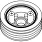 AR57241 Pulley with Dampener Fits John Deere 4040 4230 4240 4320 4430 ++ Tractor