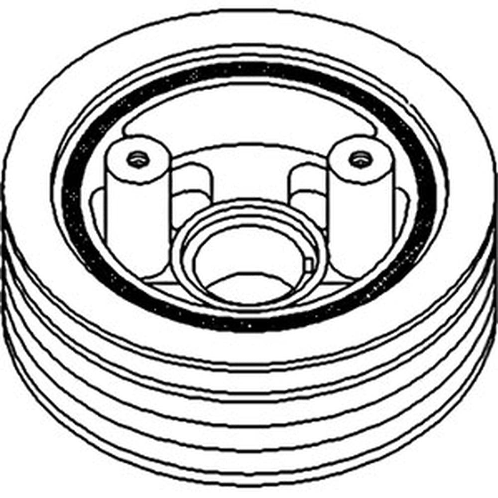 AR57241 Pulley with Dampener Fits John Deere 4040 4230 4240 4320 4430 ++ Tractor