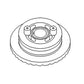 Fits John Deere PULLEY CRANK. DAMPENER AR58172 4020 (W/ DIESEL ENGINE