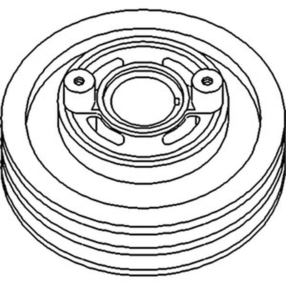 AR58176 Fits John Deere Tractor Crankshaft Dampener Pulley 4000 4020
