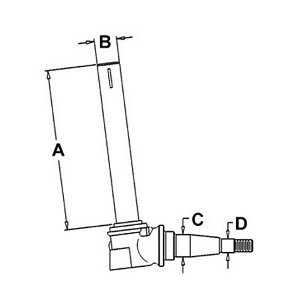 Spindle (RH/LH) Fits John Deere Replaces AR49589