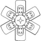 Fan Blade - 6 Fits John Deere 4430 4630 AR60401