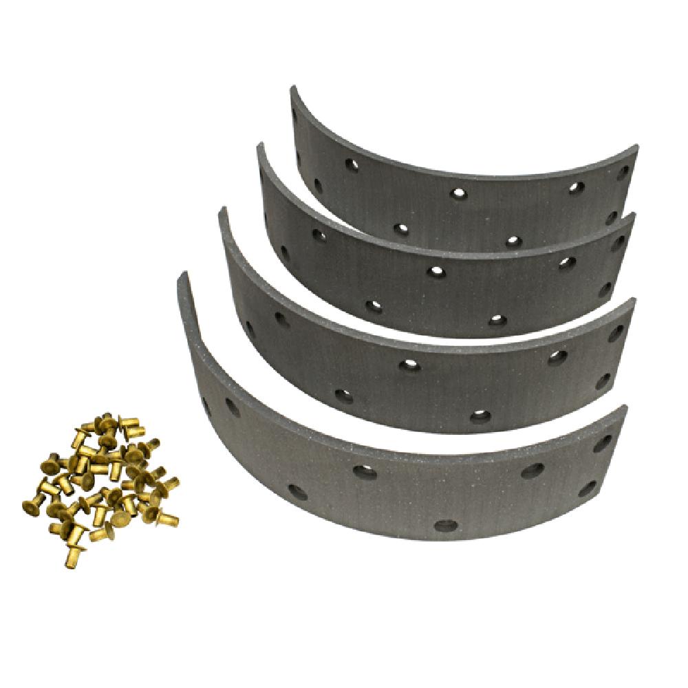 BRAKE LINING KIT SHOE R 70 80 620 630 520 530 Fits John Deere AR604R RE227939