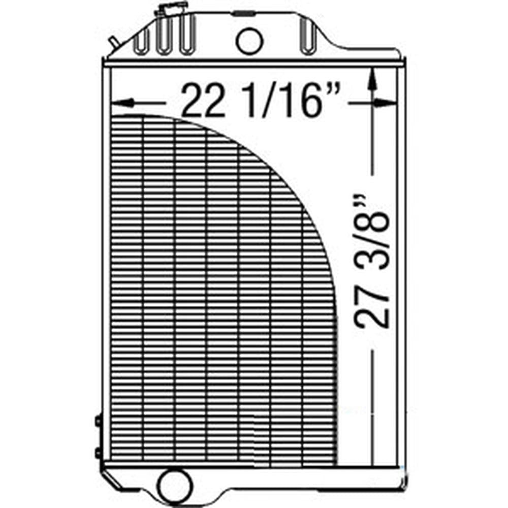 Radiator Fits 4430 359562 359562-A AR60337 AR60337-A AR61878 AR61879 AR61879