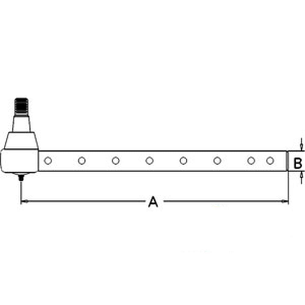 Outer Tie Rod Fits John Deere Replaces AR63592
