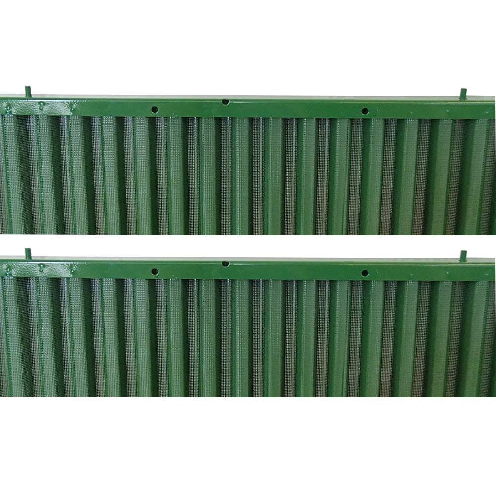 AR65461 Two Grill Side Screens Fits John Deere 4440 4630 4640