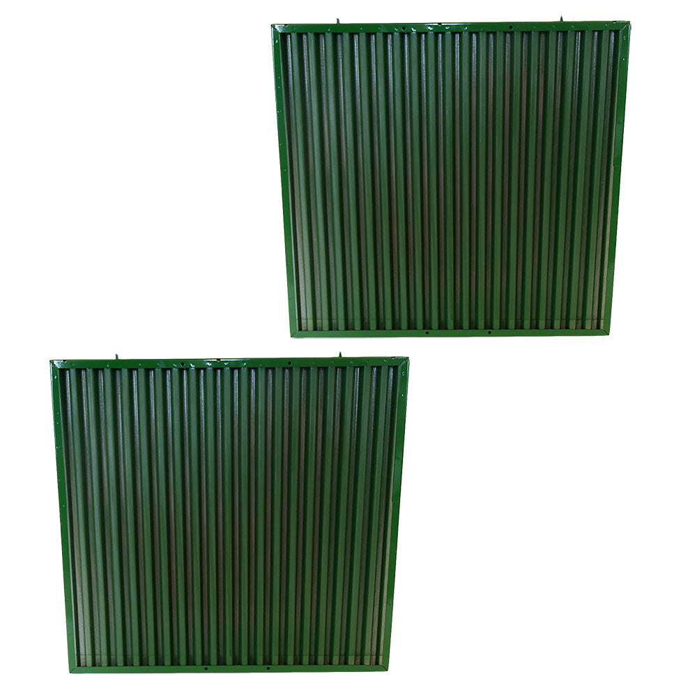 AR65461 Set of Two 2  Grill Side Screens Fits John Deere 4440 4630 4640